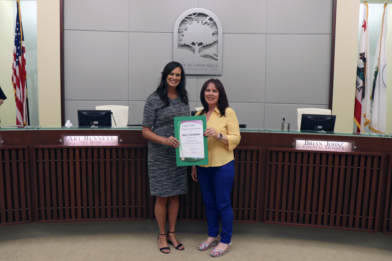 Highlighted Volunteer Mary Faulhaber